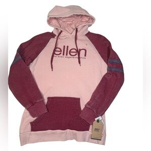 MV Sport‎ Pink and Burgundy Hoodie